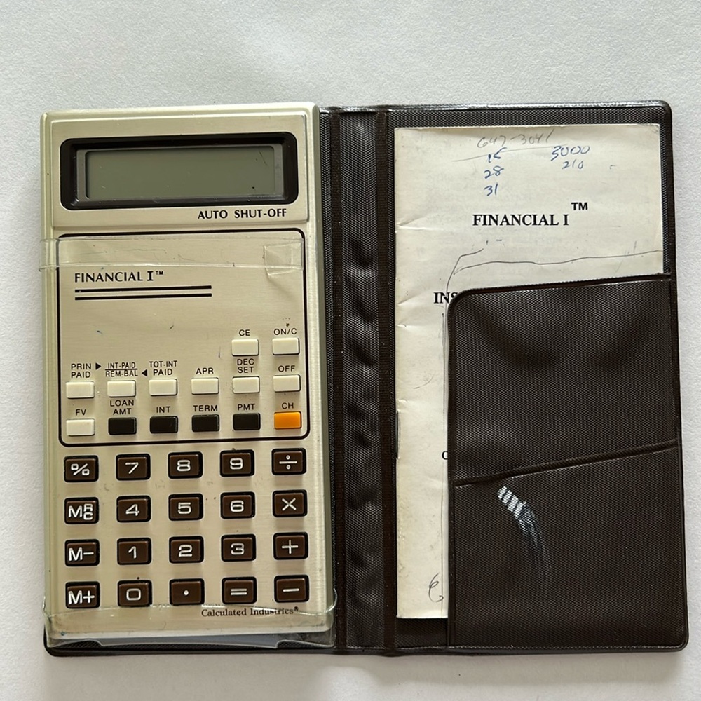 Calculated Industries Financial I Calculator